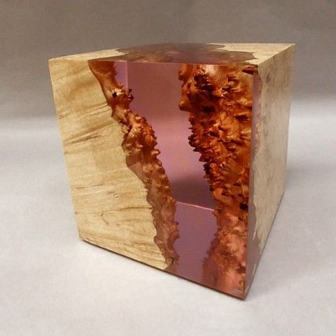 SH039 Light Purple Cube 5.5 $350 at Hunter Wolff Gallery